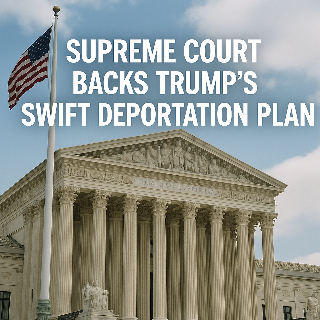 Supreme Court Backs Trump's Swift Deportation Plan